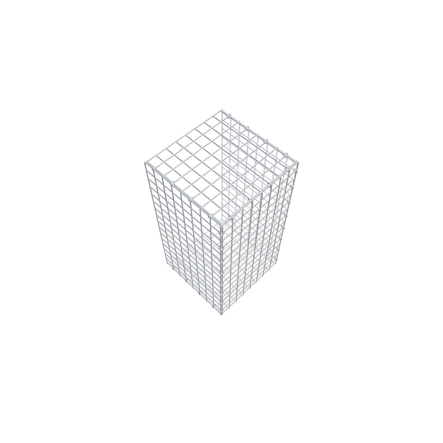 Fourche rapportée type 2 80 cm x 40 cm x 40 cm (L x H x P), mailles 5 cm x 5 cm, anneau C