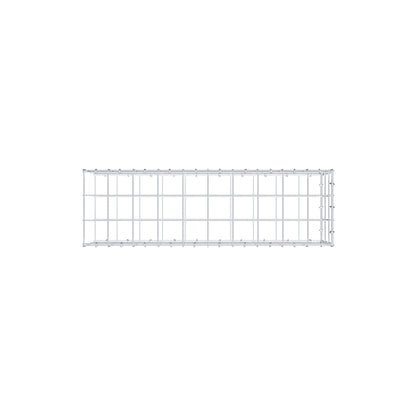 Mounted gabion type 2 100 cm x 30 cm x 30 cm (L x H x D), mesh size 10 cm x 10 cm, C-ring