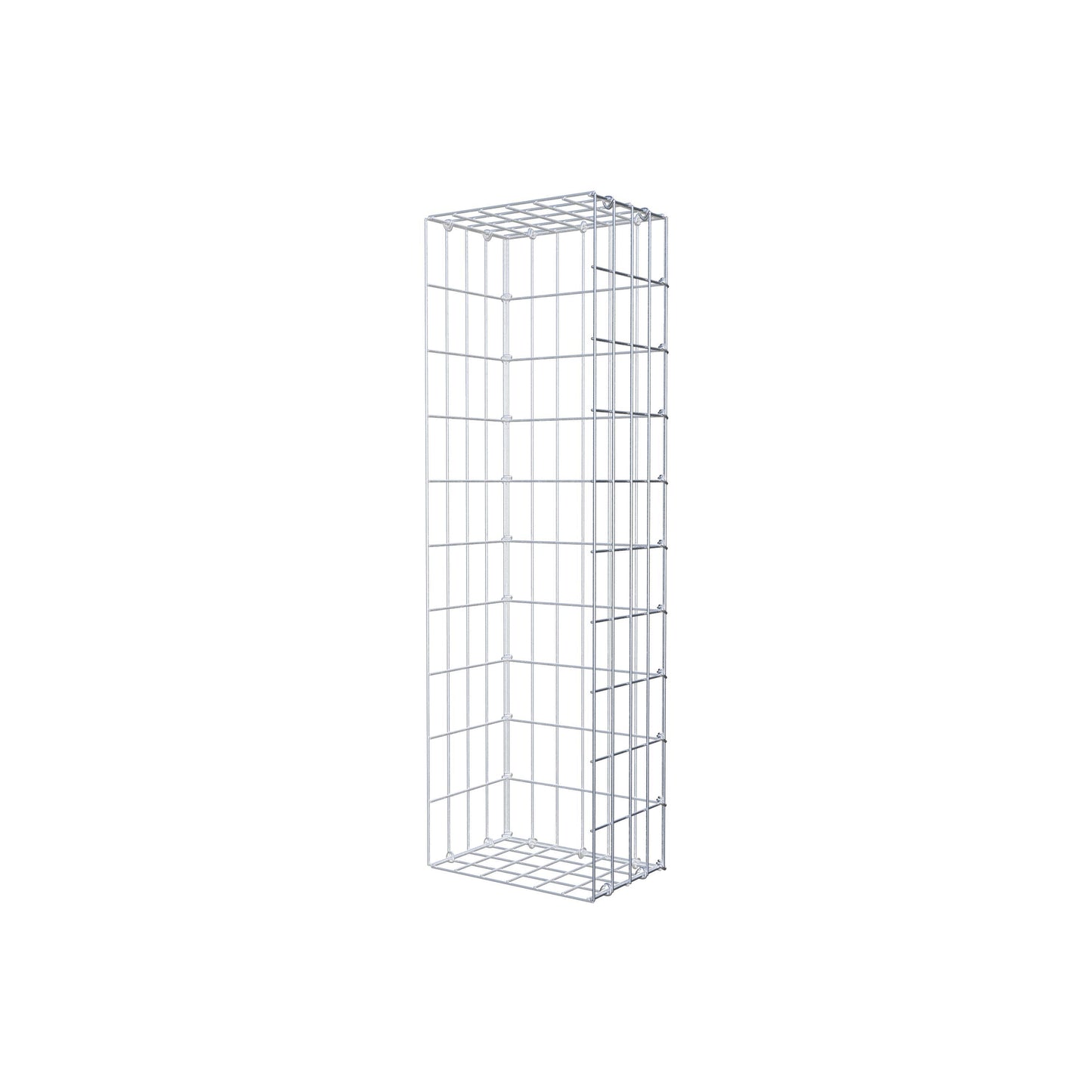 Gabião tipo 2 100 cm x 20 cm x 30 cm, malhagem 5 cm x 10 cm, anel C