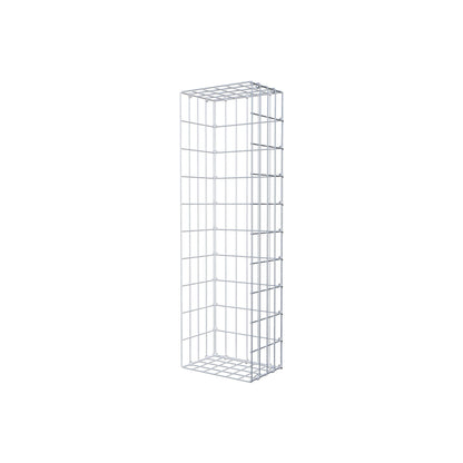 Gabião tipo 2 100 cm x 20 cm x 30 cm, malhagem 5 cm x 10 cm, anel C