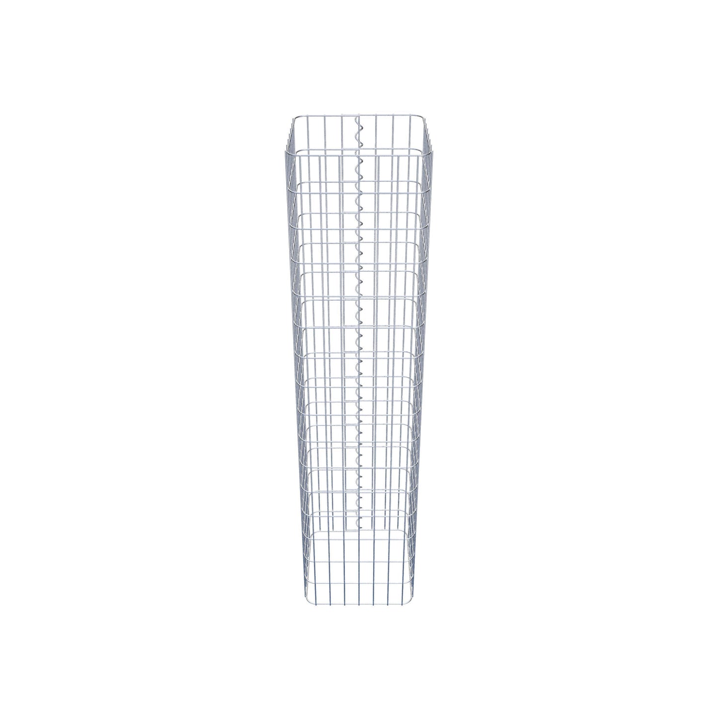 Gabion column square 37 cm x 37 cm, 160 cm height, MW 5 cm x 10 cm