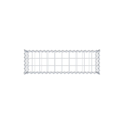 Gabbione 100 cm x 30 cm x 30 cm (L x H x P), maglia 10 cm x 10 cm, spirale