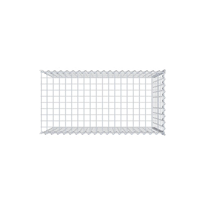 Gavión complementario tipo 4 100 cm x 70 cm x 50 cm (L x A x P), malla 5 cm x 10 cm, espiral