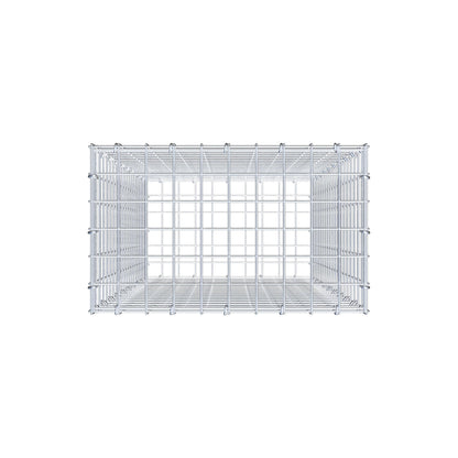 Gabione 100 cm x 50 cm x 30 cm (L x H x T), Maschenweite 5 cm x 5 cm, C-Ring