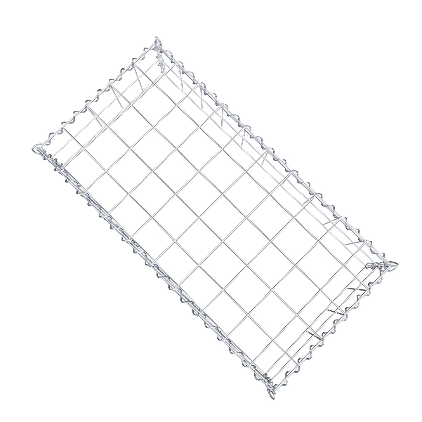 Gabião Tipo 3 100 cm x 20 cm x 50 cm (C x A x P), malhagem 10 cm x 10 cm, espiral