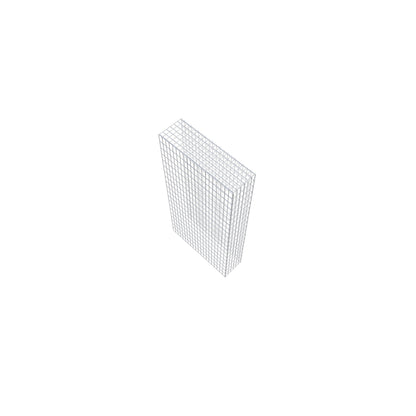 Fourche rapportée type 4 200 cm x 100 cm x 30 cm (L x H x P), mailles 5 cm x 10 cm, anneau en C