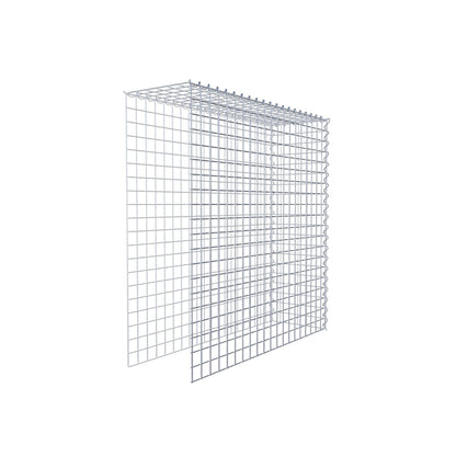 Gabion rapporté type 4 100 cm x 100 cm x 30 cm (L x H x P), mailles 5 cm x 5 cm, spirale