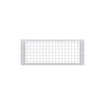 Mounted gabion type 3 100 cm x 50 cm x 40 cm (L x H x D), mesh size 5 cm x 5 cm, C-ring