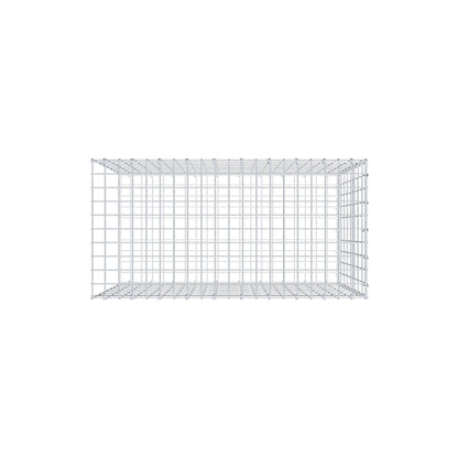 Gabião tipo 2 100 cm x 80 cm x 50 cm, malhagem 5 cm x 10 cm, anel C