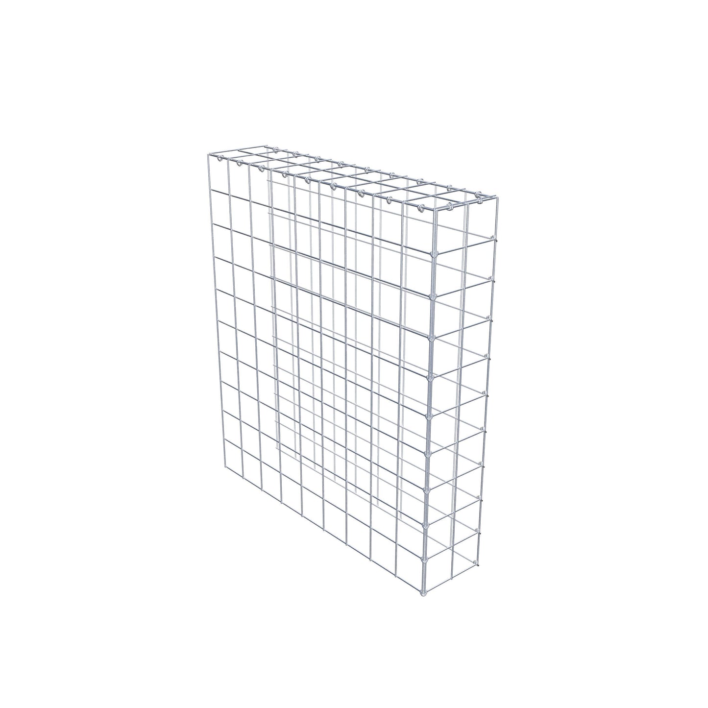Gabião Tipo 4 100 cm x 90 cm x 20 cm (C x A x P), malhagem 10 cm x 10 cm, anel C