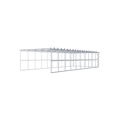 Anbaugabione Typ 4 100 cm x 20 cm x 40 cm (L x H x T), Maschenweite 10 cm x 10 cm, Spirale