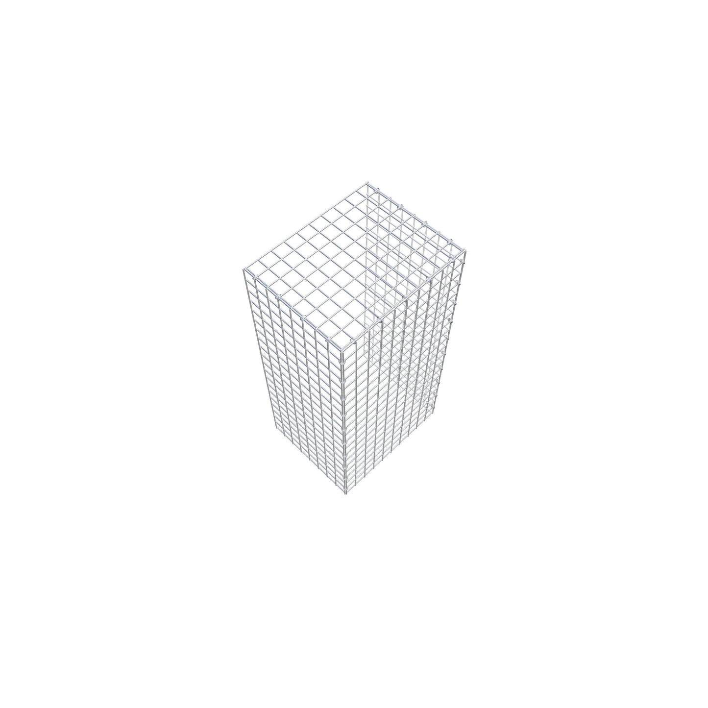 Anbaugabione Typ 4 100 cm x 40 cm x 50 cm (L x H x T), Maschenweite 5 cm x 5 cm, C-Ring
