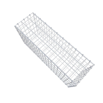 Gabion 100 cm x 50 cm x 30 cm (L x H x D), maskstorlek 5 x 10 cm, spiralring