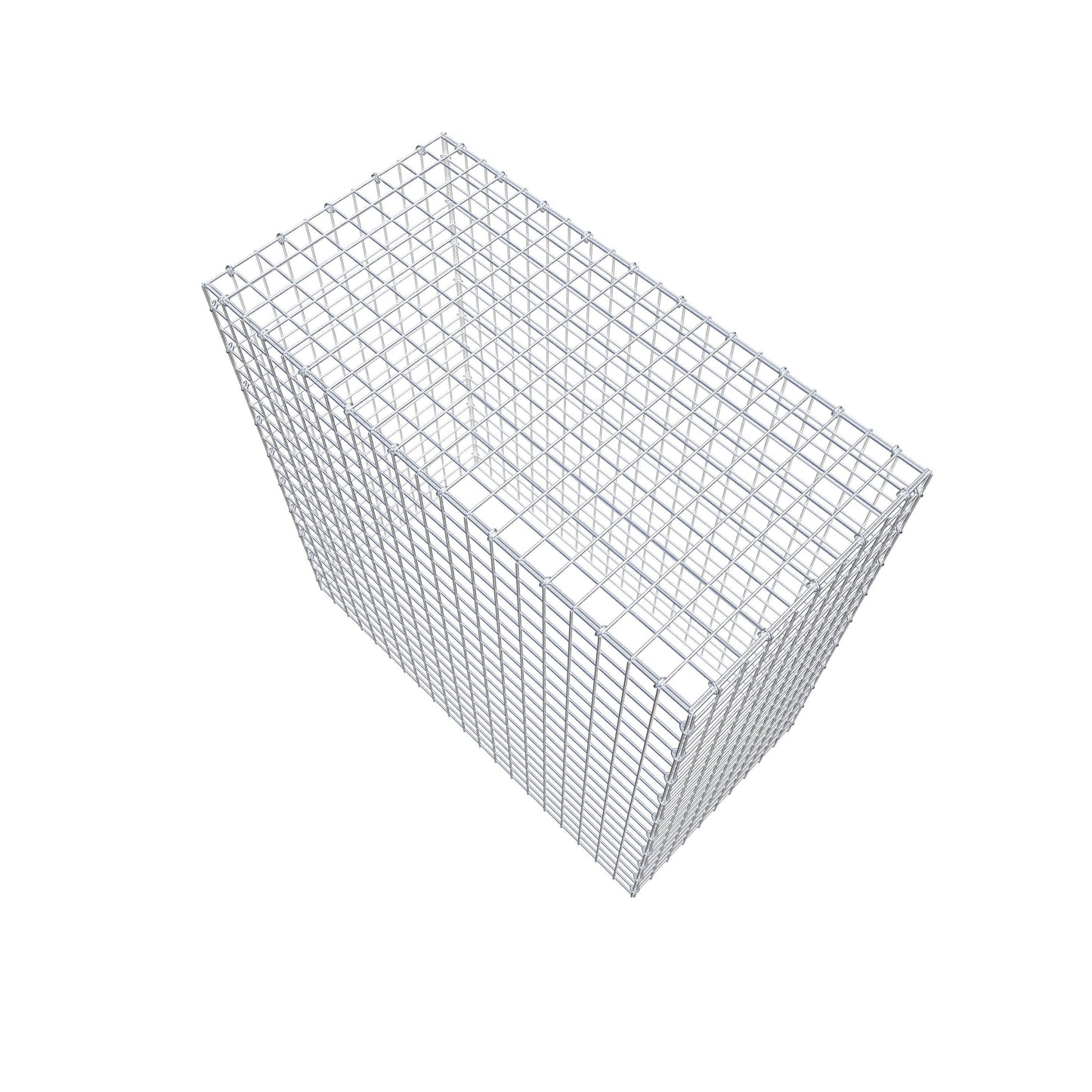 Gavión adicional tipo 3 100 cm x 100 cm x 50 cm (L x A x P), malla 5 cm x 5 cm, anillo en C