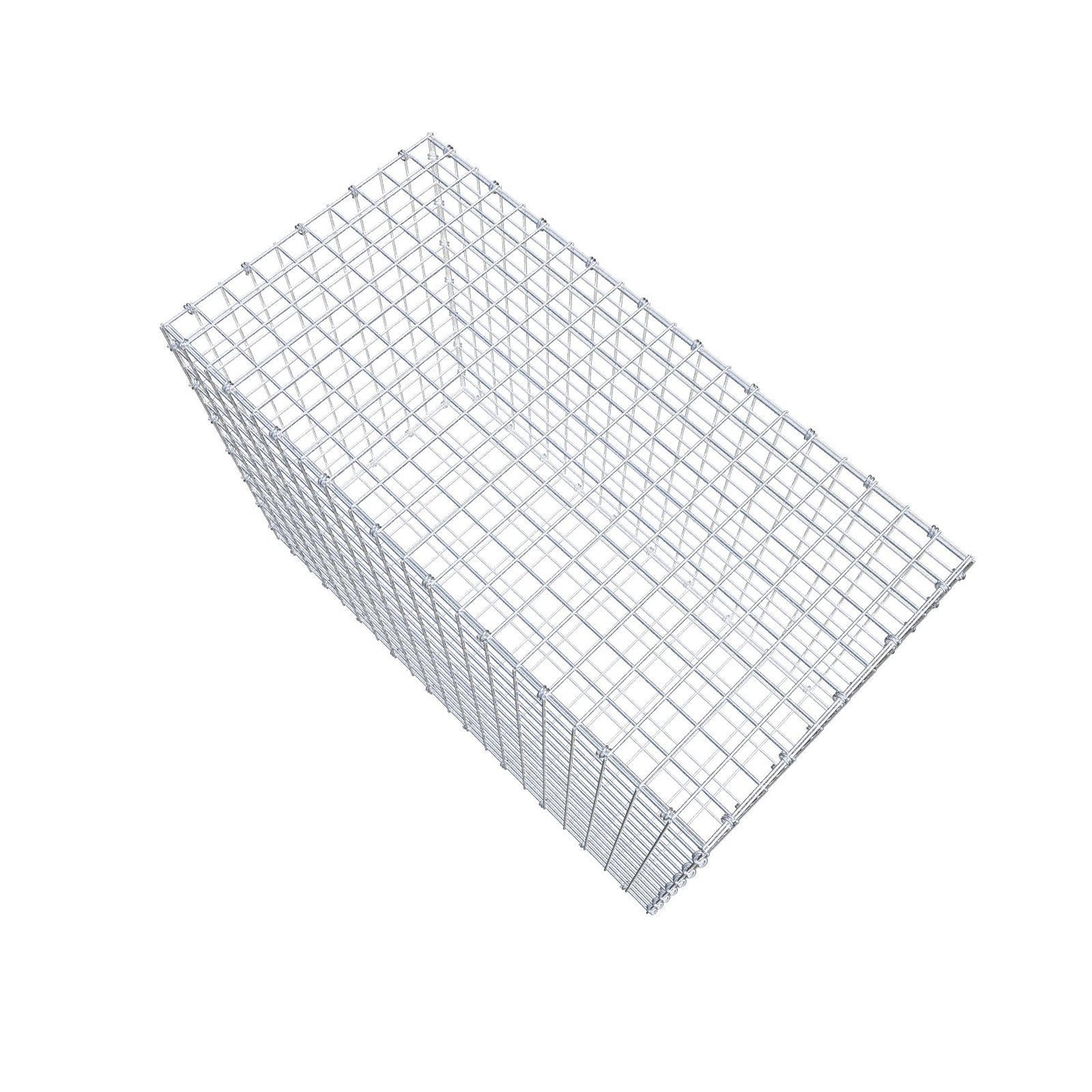 Schanskorf 100 cm x 70 cm x 50 cm (L x H x D), maaswijdte 5 x 5 cm, spiraalring