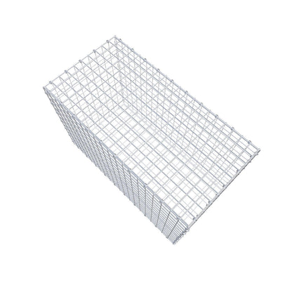 Schanskorf 100 cm x 70 cm x 50 cm (L x H x D), maaswijdte 5 x 5 cm, spiraalring