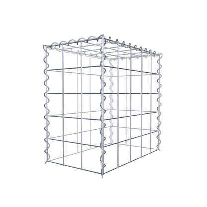 Extra gabion typ 3 50 cm x 50 cm x 30 cm (L x H x D), maskstorlek 10 cm x 10 cm, spiral