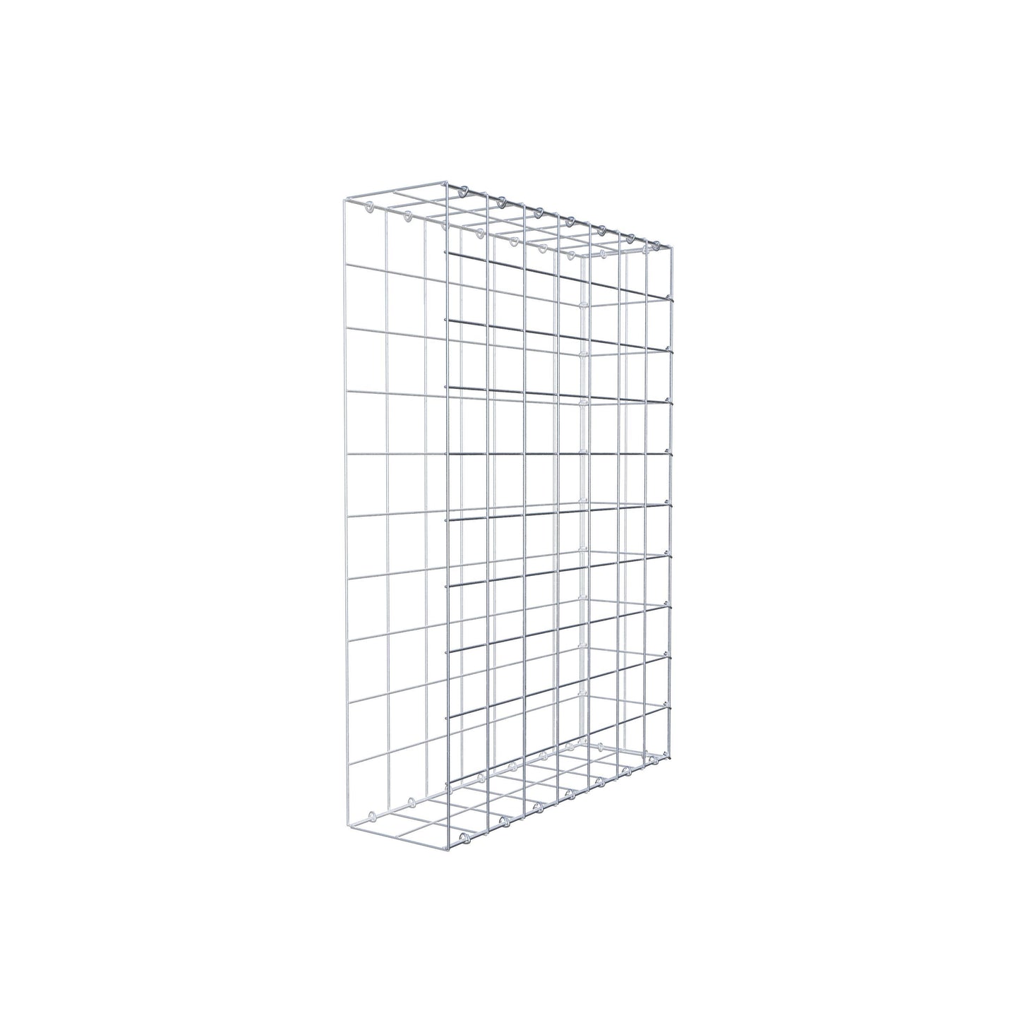 Gavión complementario de tipo 2 100 cm x 70 cm x 20 cm (L x A x P), malla 10 cm x 10 cm, anillo en C