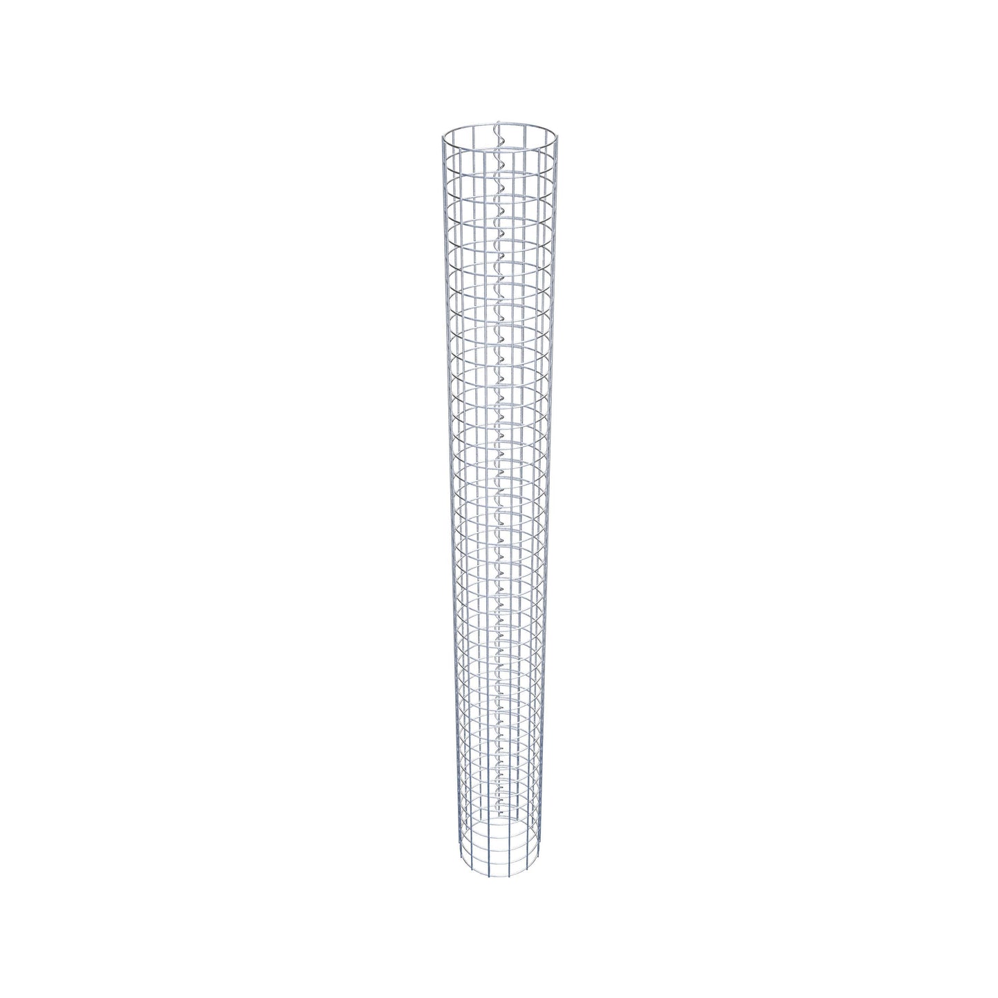 Colonne de gabion ronde 22 cm de diamètre, 200 cm de hauteur, maille 5 cm x 5 cm