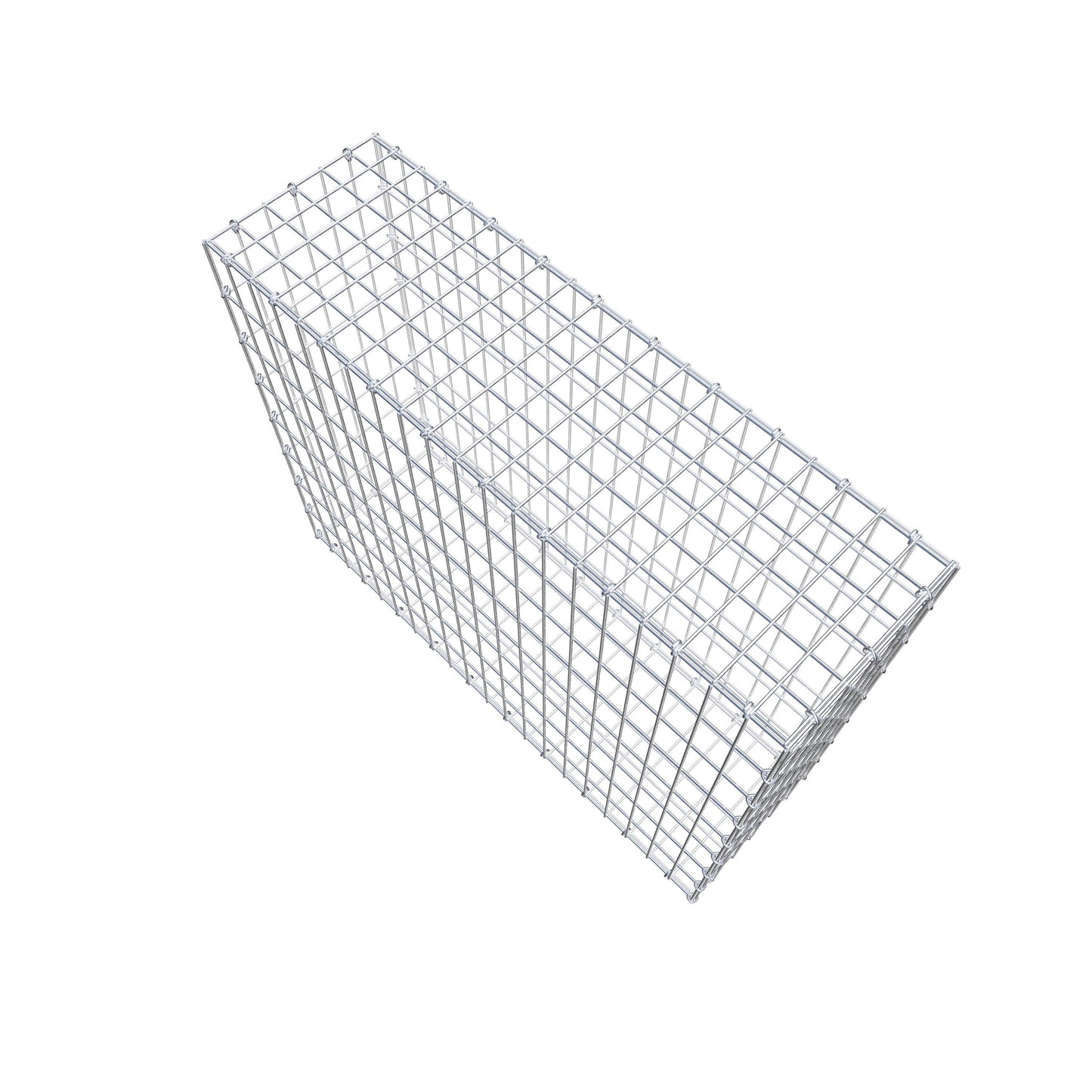 Schanskorf 100 cm x 80 cm x 30 cm (L x H x D), maaswijdte 5 cm x 10 cm, C-ring