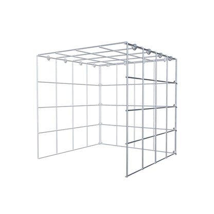 Anbaugabione Typ 4 40 cm x 40 cm x 40 cm (L x H x T), Maschenweite 10 cm x 10 cm, C-Ring