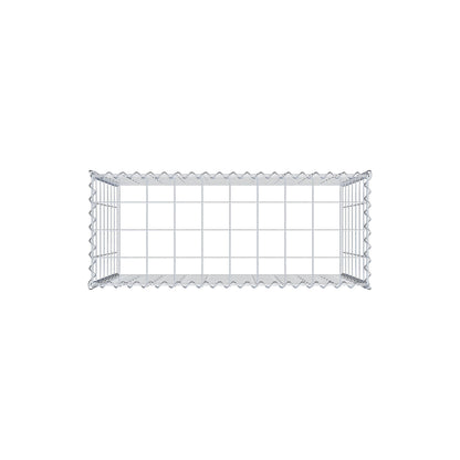 Extra gabion typ 3 100 cm x 70 cm x 40 cm (L x H x D), maskstorlek 10 cm x 10 cm, spiral