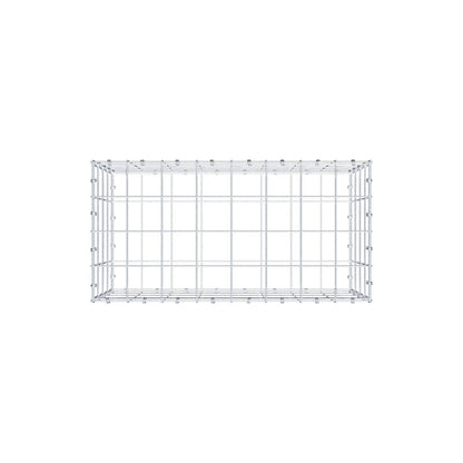 Gabione 80 cm x 40 cm x 40 cm (L x H x T), Maschenweite 10 x 10 cm, Spiralring