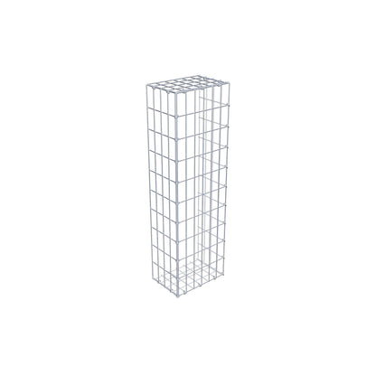 Gabião tipo 2 100 cm x 20 cm x 30 cm, malhagem 5 cm x 10 cm, anel C