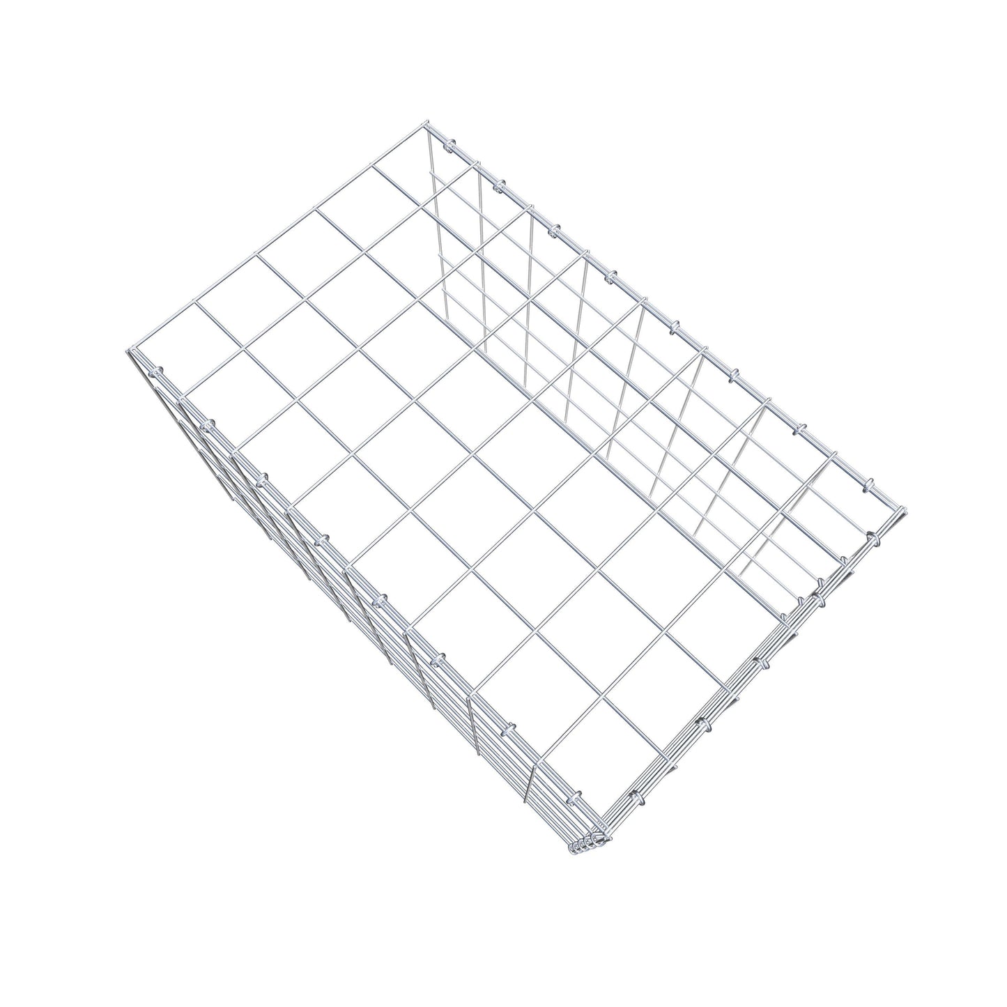 Pila adicional tipo 4 80 cm x 50 cm x 50 cm (L x A x P), malla 10 cm x 10 cm, anillo en C