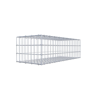 Gabbione 100 cm x 30 cm x 40 cm (L x H x P), maglia 5 cm x 10 cm, anello a C