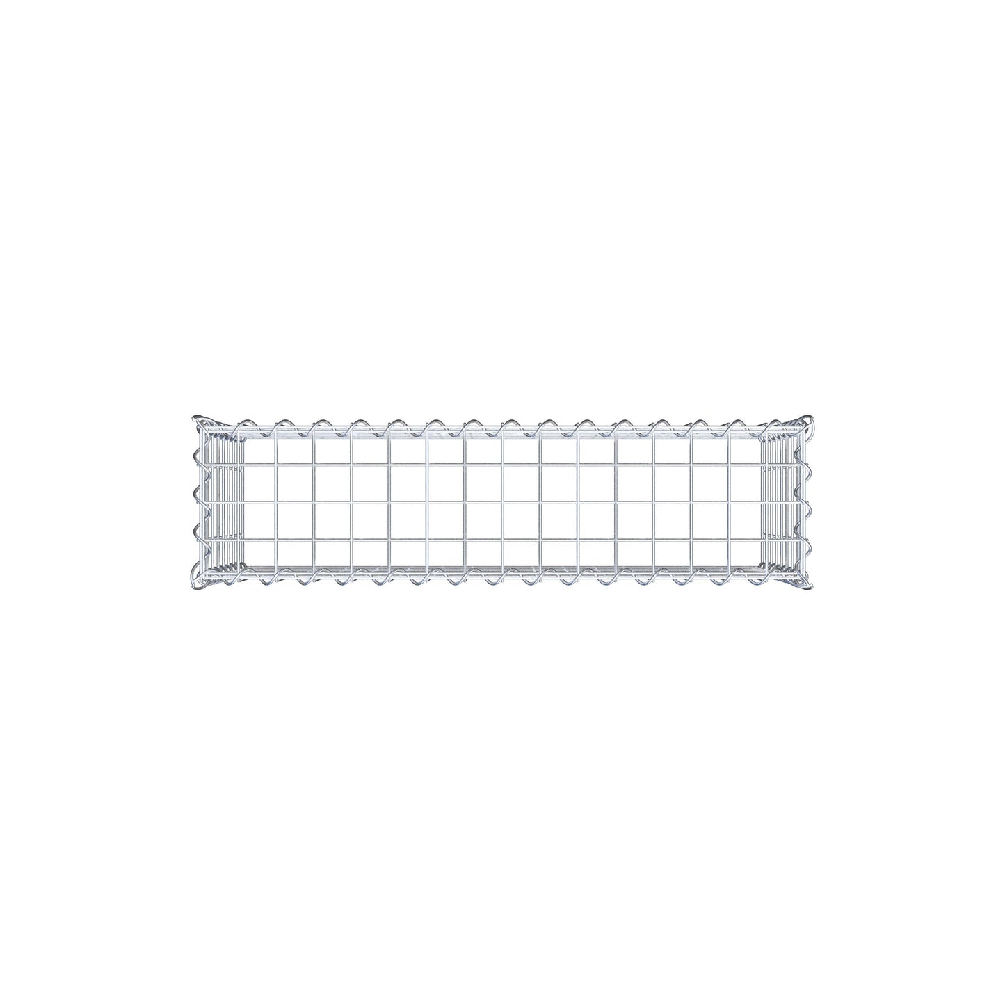 Opvokset gabion type 3 80 cm x 40 cm x 20 cm (L x H x D), maskestørrelse 5 cm x 5 cm, spiral