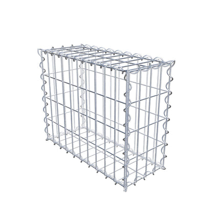 Gabione 50 cm x 40 cm x 20 cm (L x H x T), Maschenweite 5 cm x 10 cm, Spirale