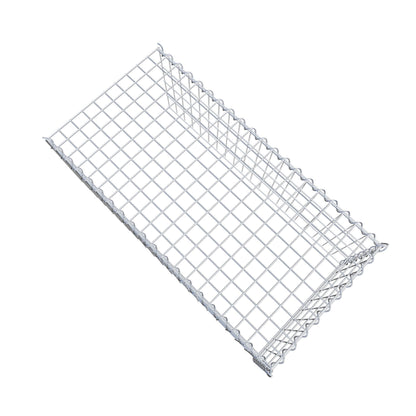Gavión complementario tipo 4 100 cm x 40 cm x 50 cm (L x A x P), malla 5 cm x 10 cm, espiral