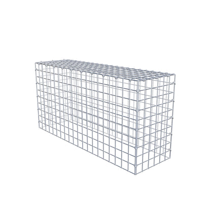 Gabião Tipo 3 100 cm x 50 cm x 30 cm (C x A x P), malhagem 5 cm x 5 cm, anel C