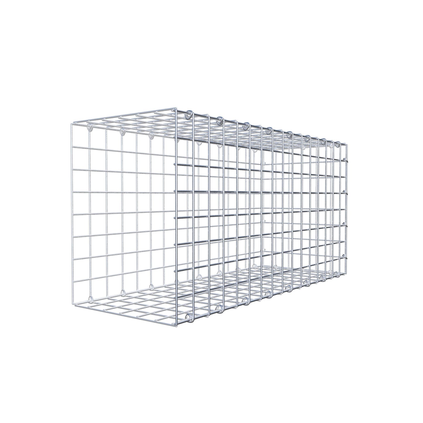 Gabião Tipo 2 80 cm x 40 cm x 30 cm (C x A x P), malhagem 5 cm x 5 cm, anel C