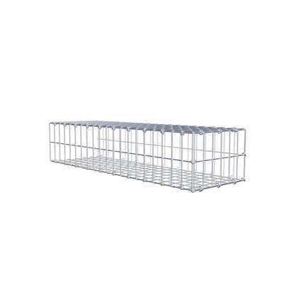 Gabião tipo 2 100 cm x 20 cm x 30 cm, malhagem 5 cm x 10 cm, anel C