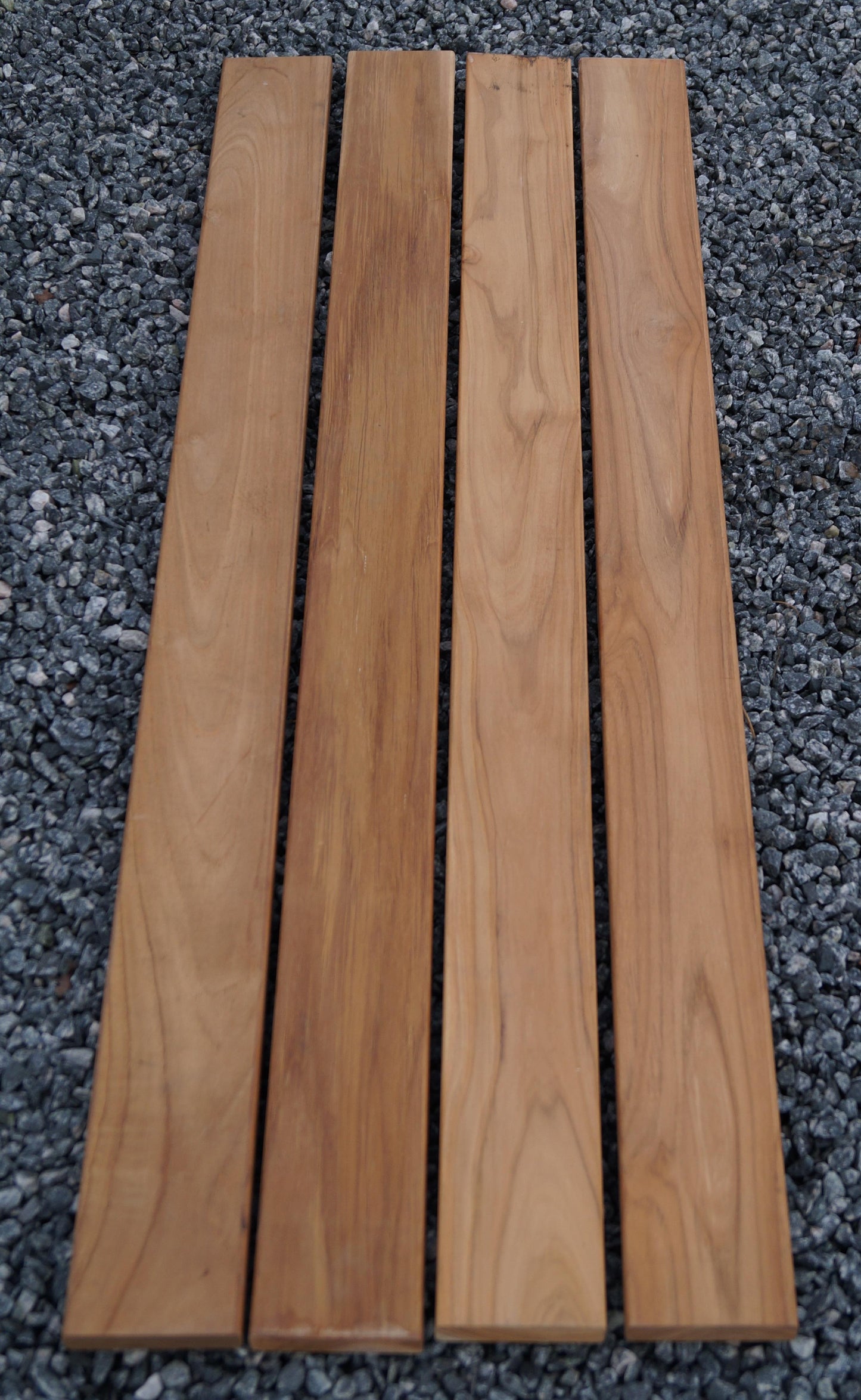 Tuinbank 2 bloemzuilen TEAK MW 5 x 5 cm, thermisch verzinkt