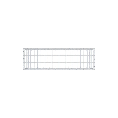 Gabion 100 cm x 50 cm x 30 cm (L x H x D), maskstorlek 10 cm x 10 cm, C-ring