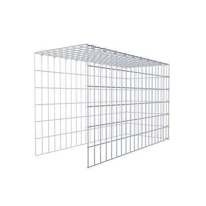Anbaugabione Typ 4 100 cm x 60 cm x 40 cm (L x H x T), Maschenweite 5 cm x 10 cm, C-Ring