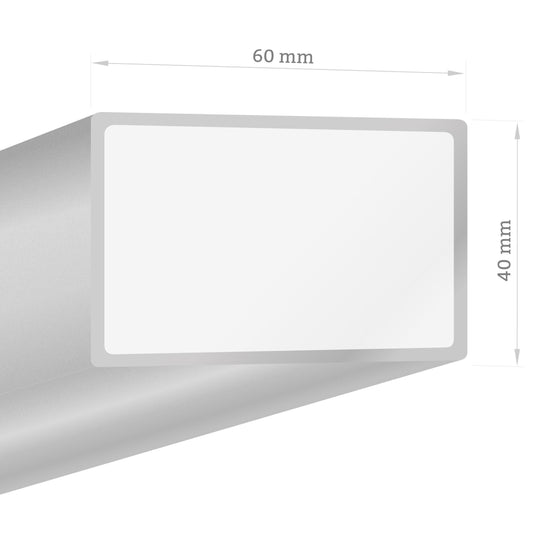 Stolpe 40 x 60 mm (til stolpefod / til fastgørelse med dyvler) Længde: 75 cm