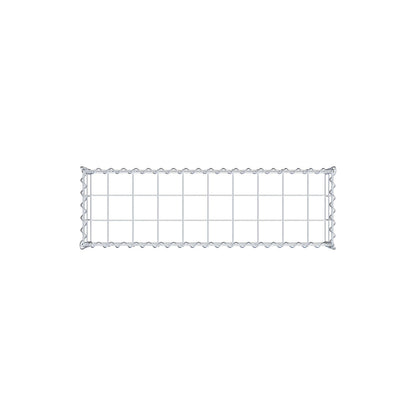 Grown-on gabion type 3 100 cm x 20 cm x 30 cm (L x H x D), mesh size 10 cm x 10 cm, spiral