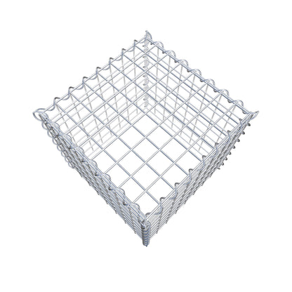 Extra gabion typ 3 40 cm x 40 cm x 40 cm (L x H x D), maskstorlek 5 cm x 5 cm, spiral