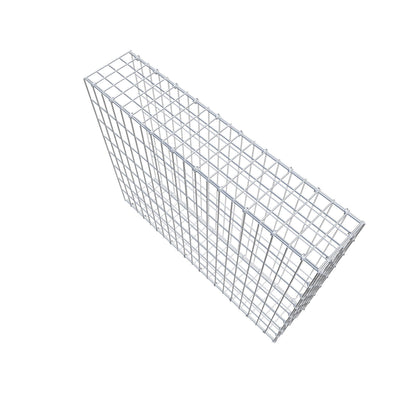 Gabião Tipo 2 100 cm x 80 cm x 20 cm, malhagem 5 cm x 10 cm, anel C