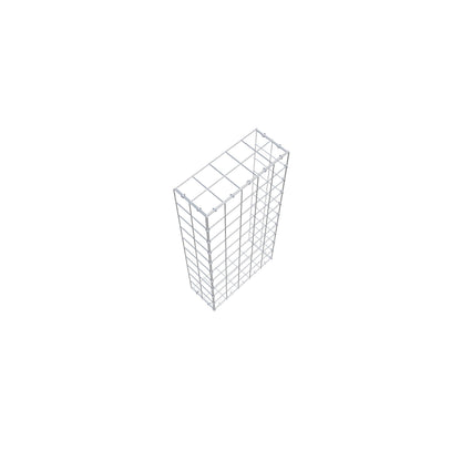 Gabião Tipo 2 100 cm x 20 cm x 50 cm (C x A x P), malhagem 10 cm x 10 cm, anel C
