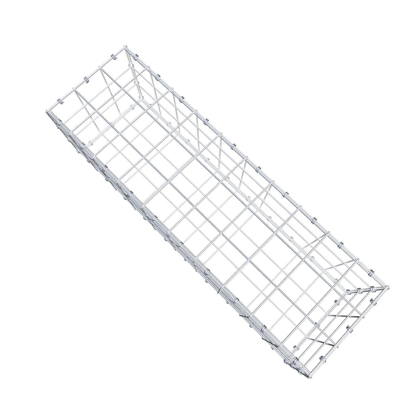 Gabion 100 cm x 30 cm x 30 cm (L x H x D), mesh size 10 x 10 cm, spiral ring