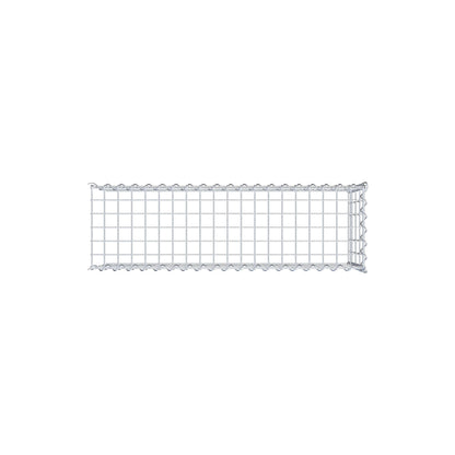 Påväxt gabion typ 4 100 cm x 40 cm x 30 cm (L x H x D), maskstorlek 5 cm x 10 cm, spiral
