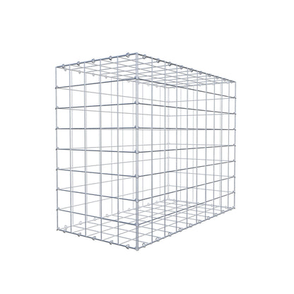 Gabione 100 cm x 80 cm x 50 cm (L x H x T), Maschenweite 10 cm x 10 cm, C-Ring