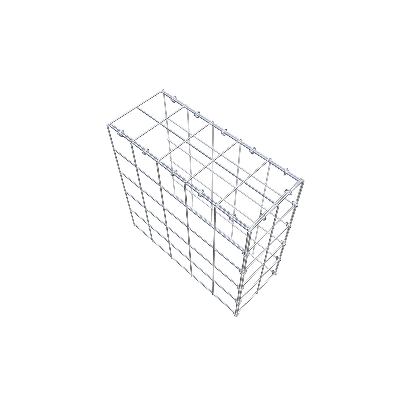 Gavión adicional tipo 4 50 cm x 50 cm x 20 cm (L x A x P), malla 10 cm x 10 cm, anillo en C
