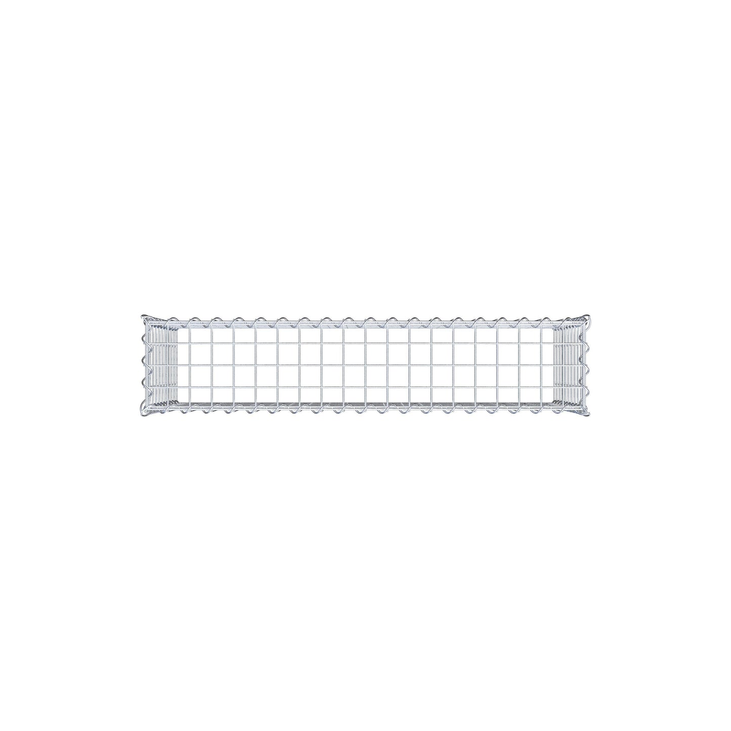 Add-on schanskorf type 3 100 cm x 50 cm x 20 cm (L x H x D), maaswijdte 5 cm x 5 cm, spiraalvormig