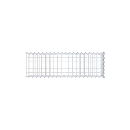 Anbaugabione Typ 2 100 cm x 20 cm x 30 cm (L x H x T), Maschenweite 5 cm x 5 cm, Spirale
